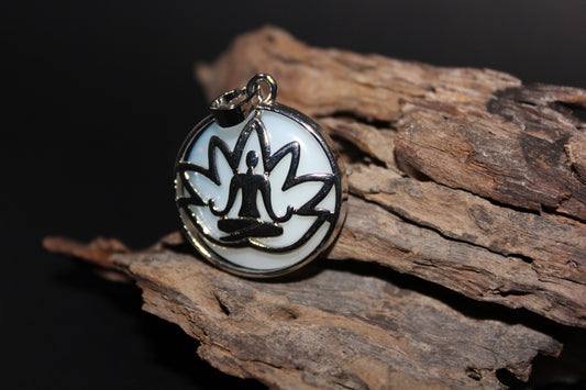 Pendant - Buddha/Lotus Flower - Opalite