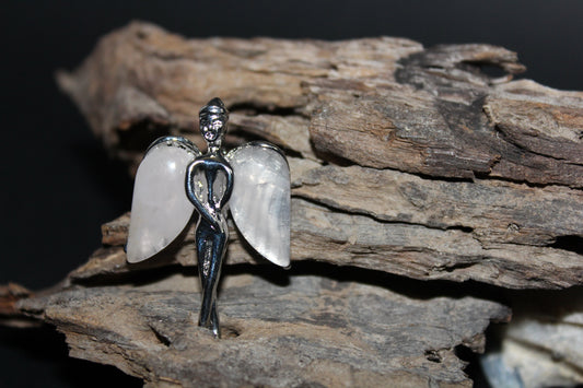 Pendant - Fairy - Rose Quartz