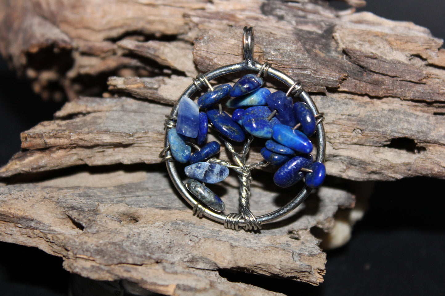Pendant - Tree of Life - Lapis Lazuli