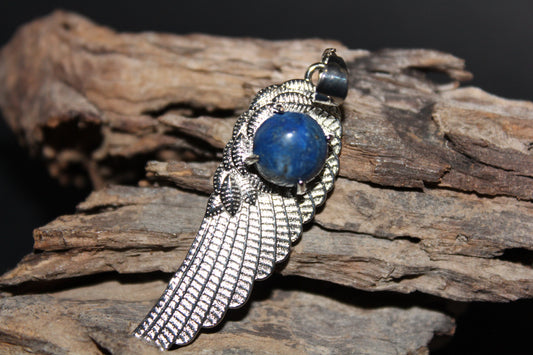 Pendant - Angel Wing - Lapis Lazuli