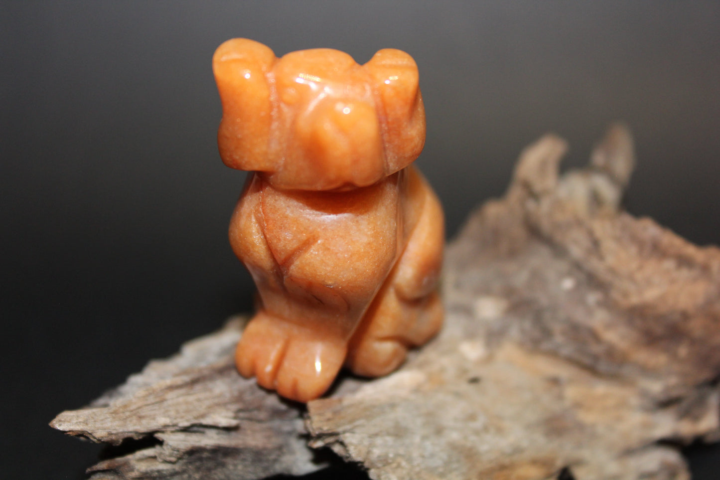 Animals - Dog - Peach Aventurine