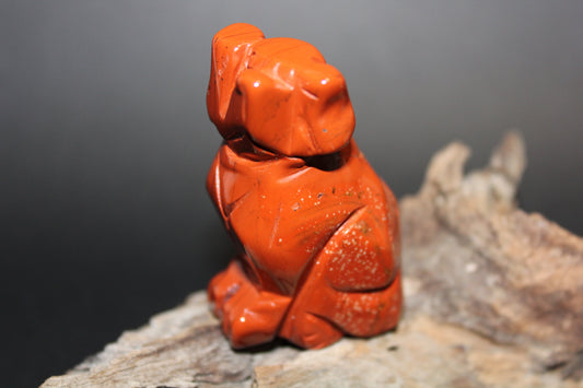 Animals - Dog - Red Jasper