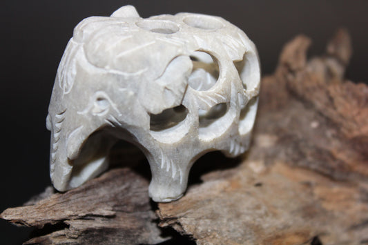 Animals - Elephant - Steatite