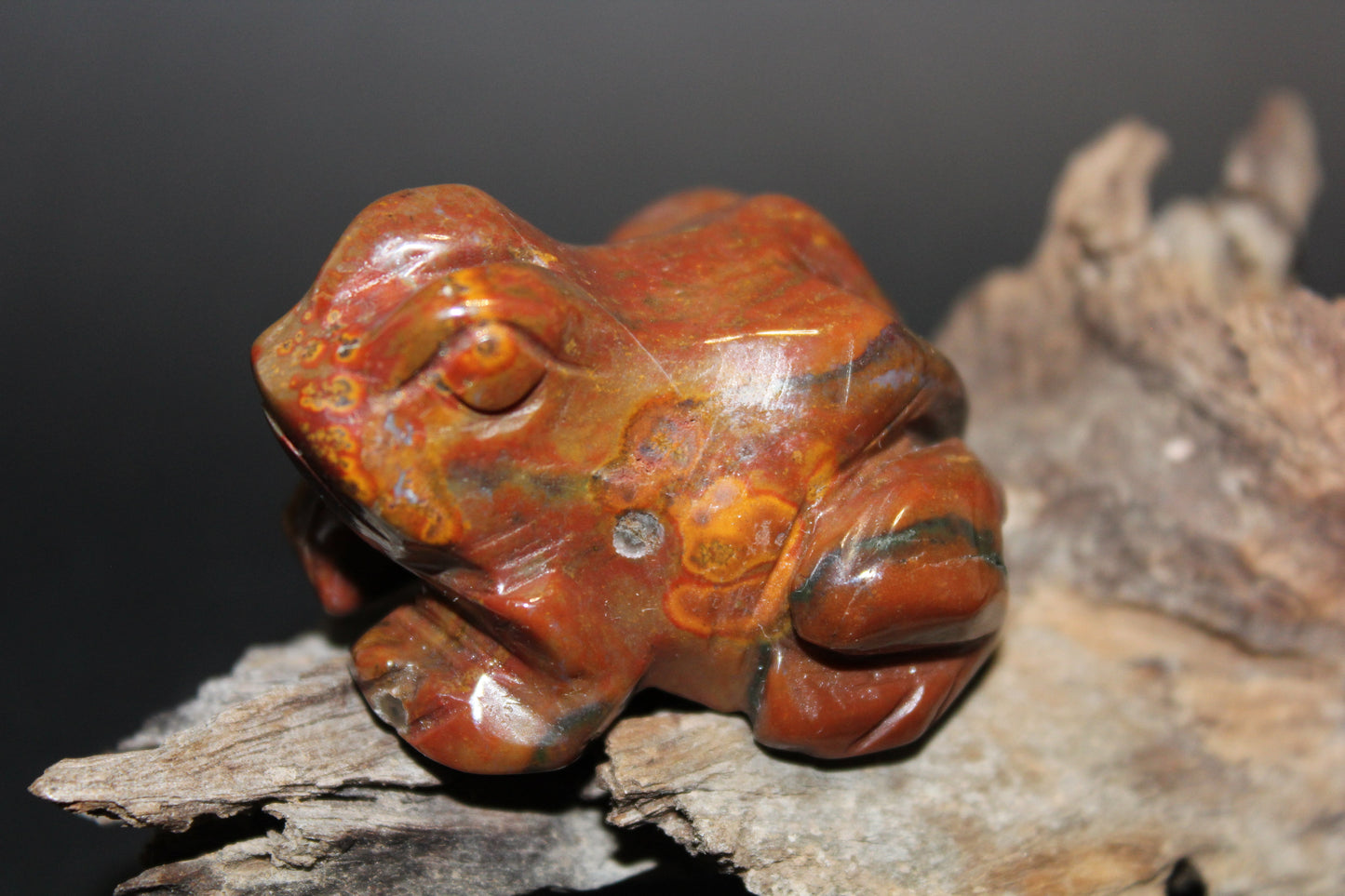 Animals - Frog - Brecciated Jasper