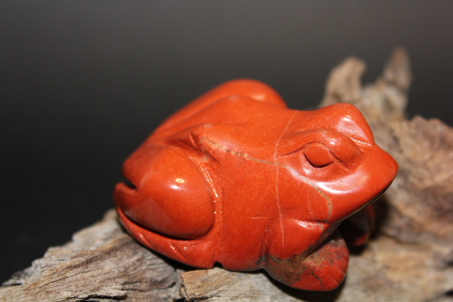 Animals - Frog - Red Jasper