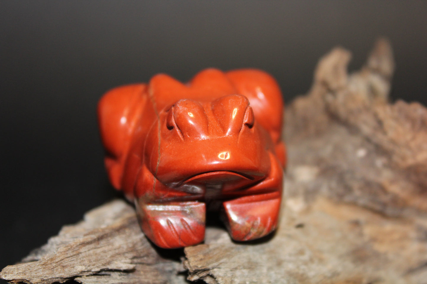Animals - Frog - Red Jasper