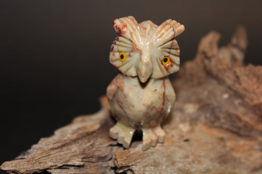 Animals - Owl - Steatite
