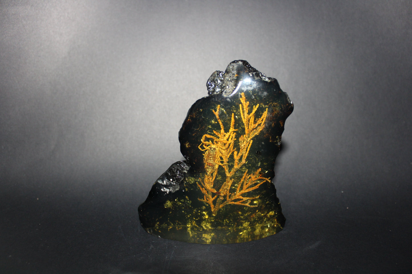 Carved - Resin/Amber (with Scorpion)