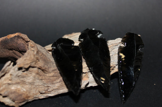 Carved - Arrow Head - Obsidian