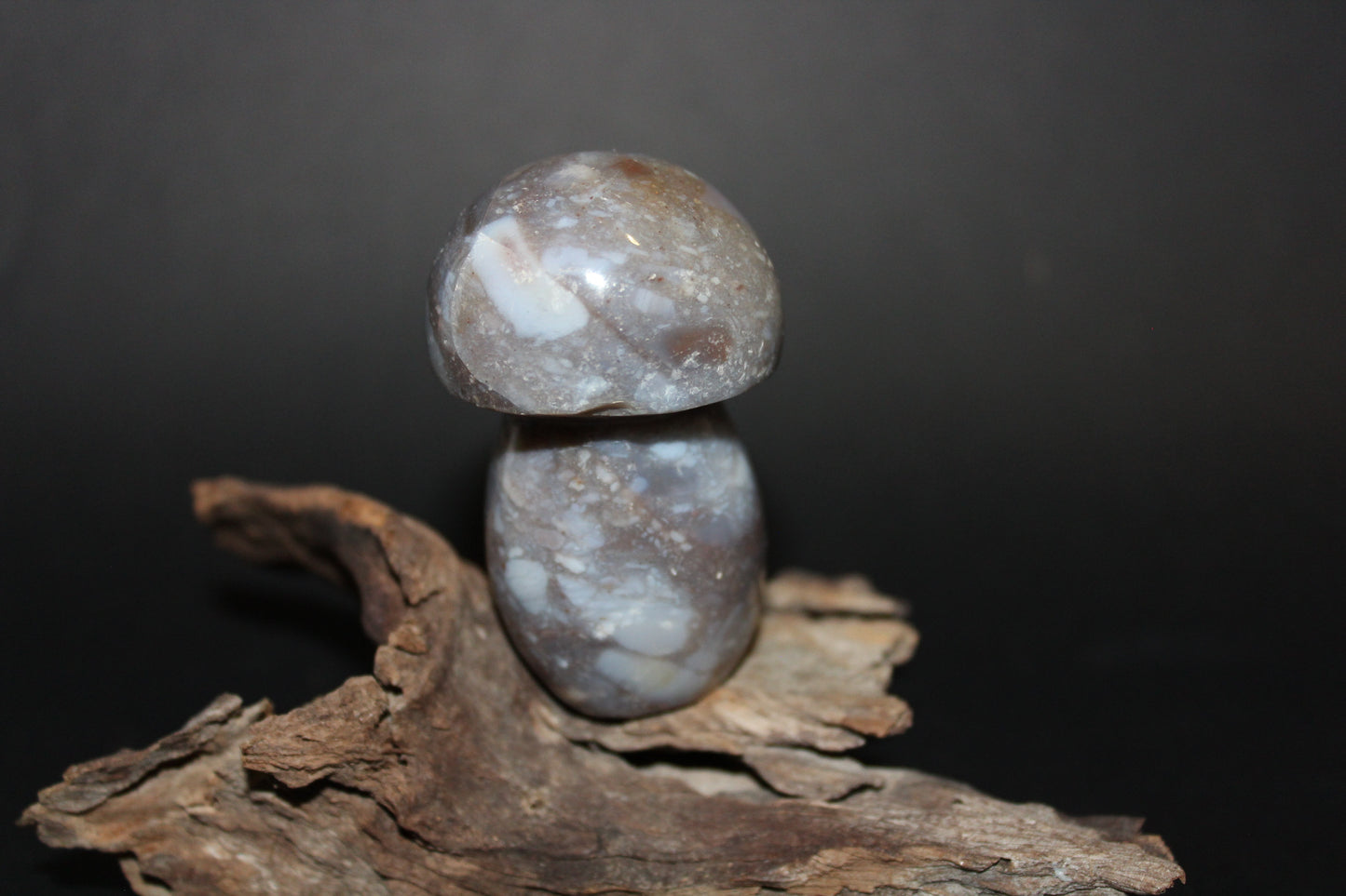 Carved - Mushroom - Agate