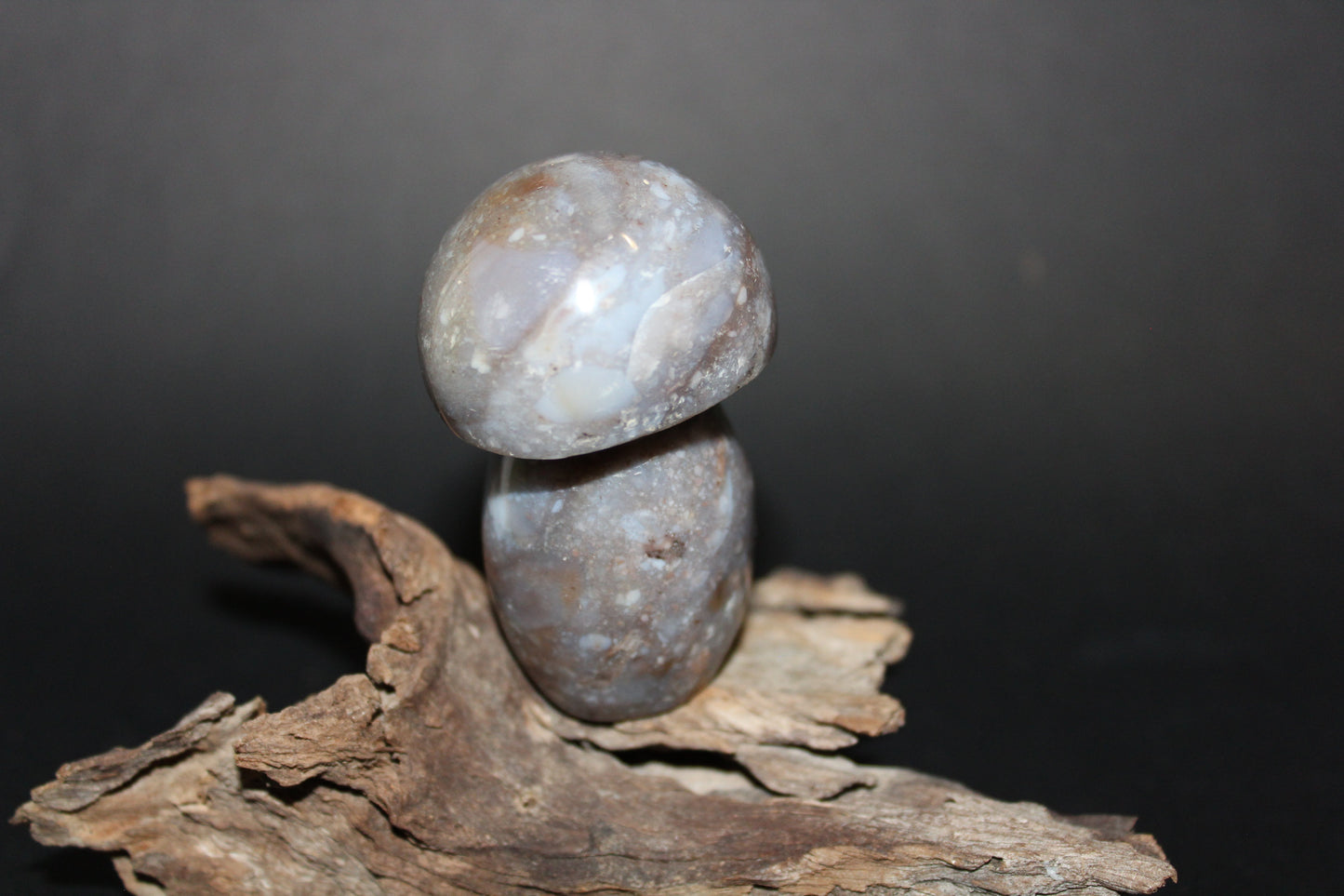 Carved - Mushroom - Agate