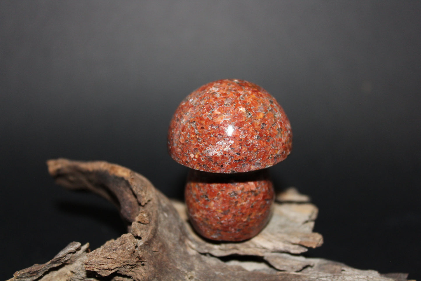 Carved - Mushroom - Red Jasper