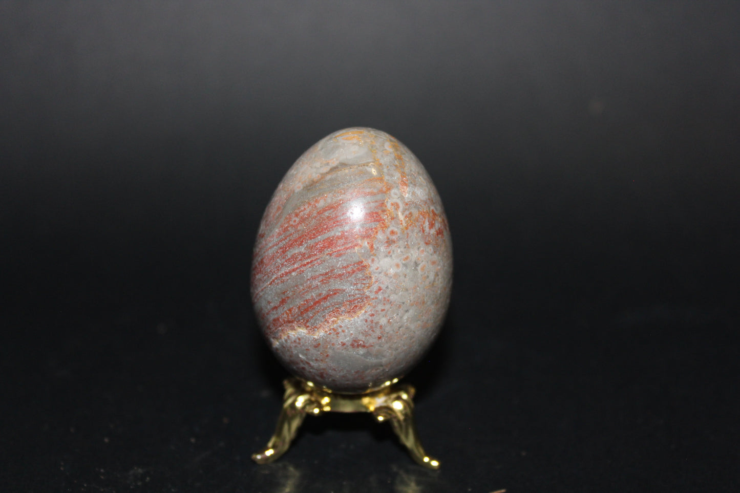 Carved - Egg - Leopardskin Jasper