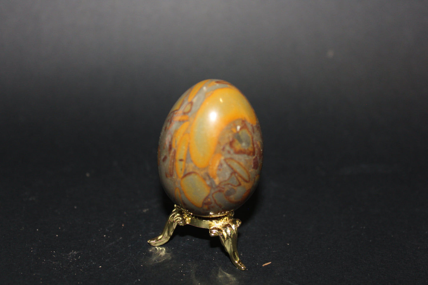 Carved - Egg - Polychrome Jasper