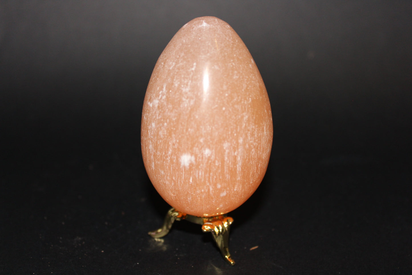 Carved - Egg - Salmon Selenite