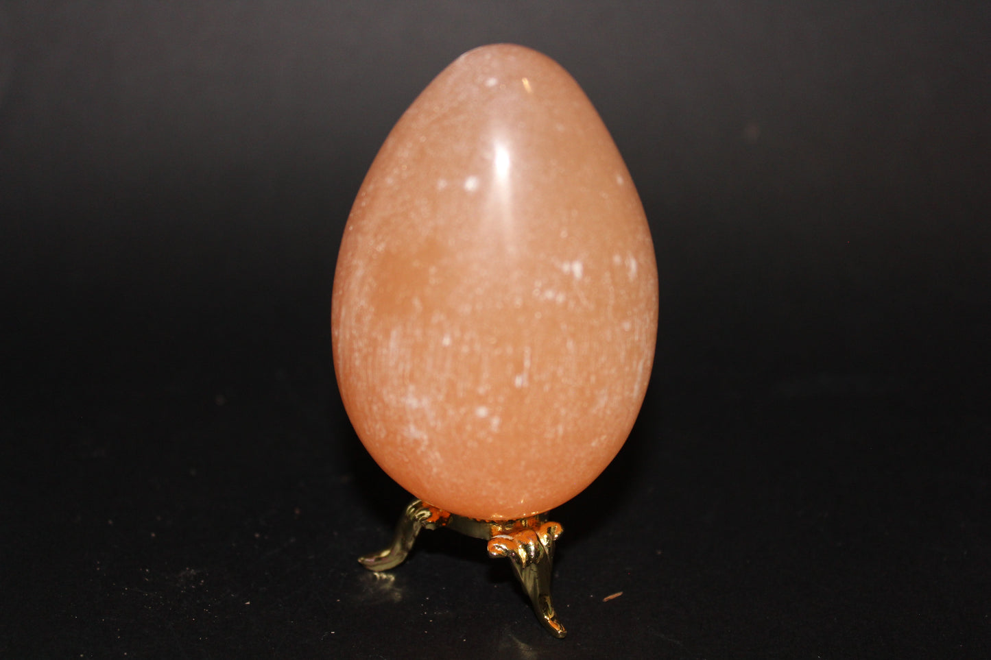 Carved - Egg - Salmon Selenite