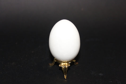 Carved - Egg - Snow Quartz