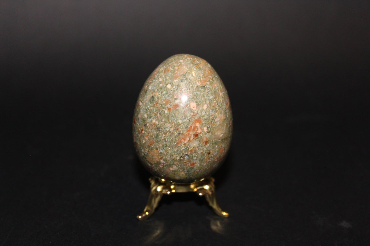 Carved - Egg - Unakite
