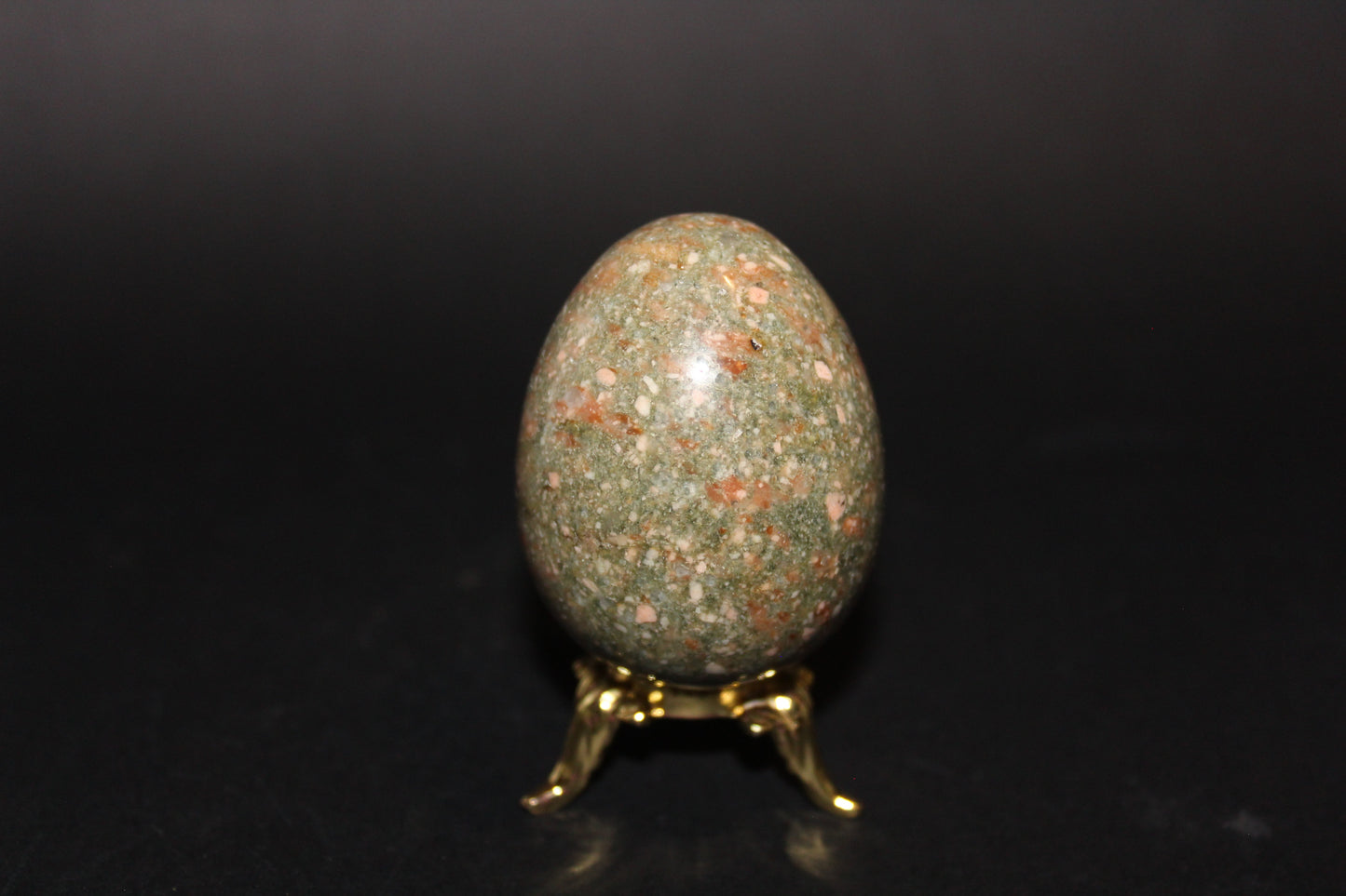 Carved - Egg - Unakite