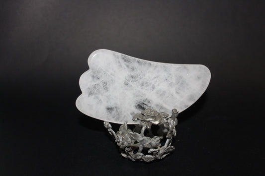 Carved - Gua Sha - Clear Quartz