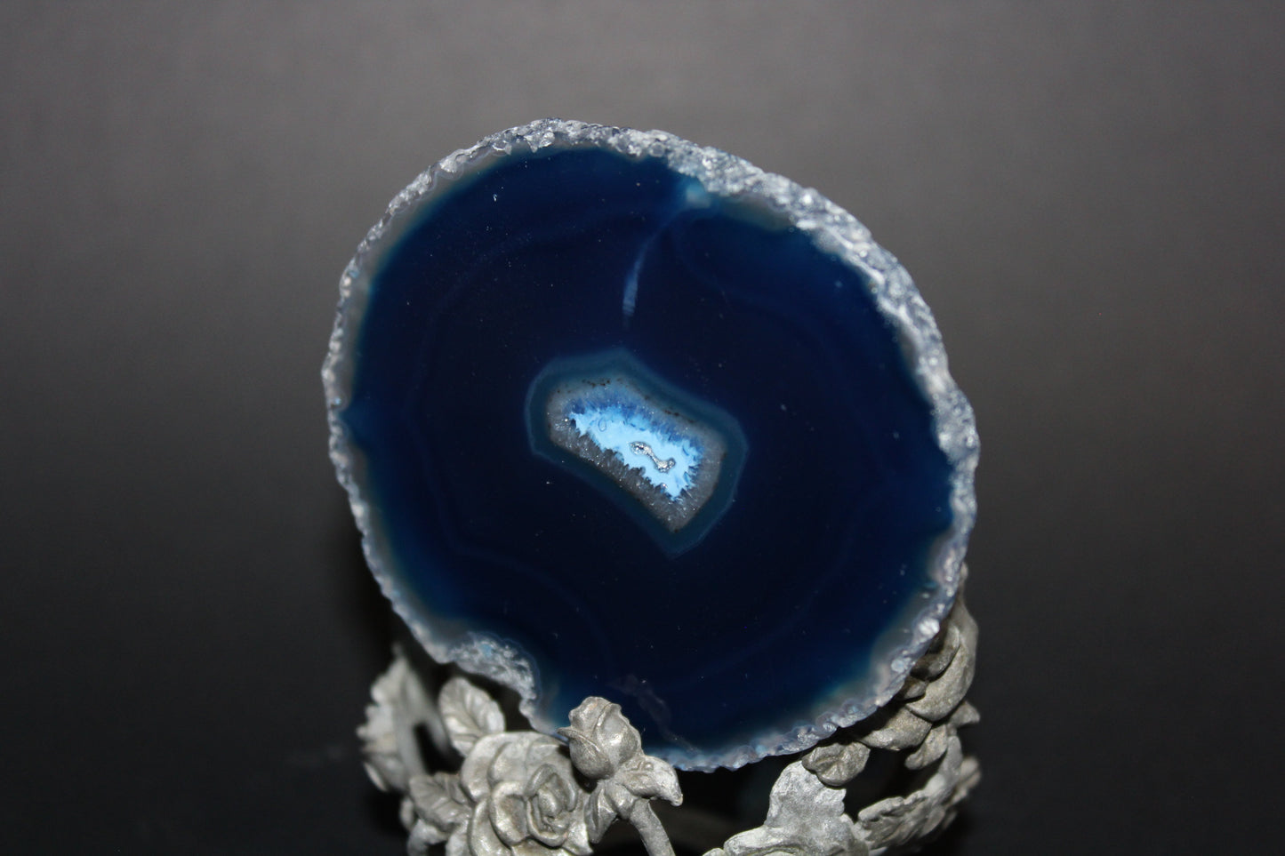 Polished Slice - Agate (Blue) - sml