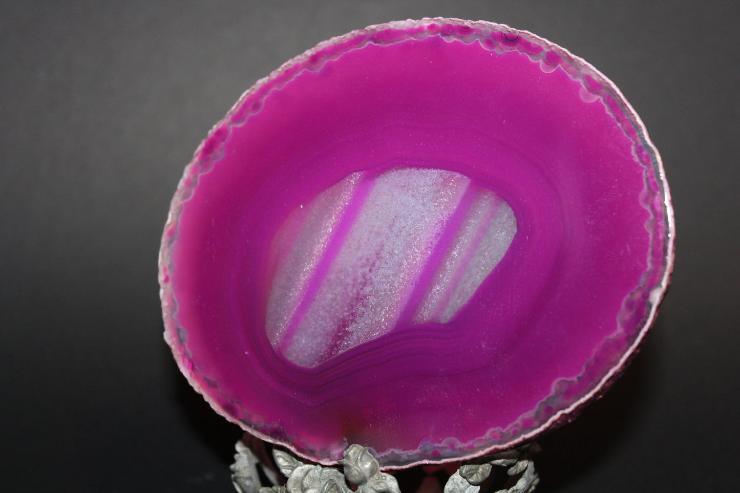 Polished Slice - Agate (Pink) - med