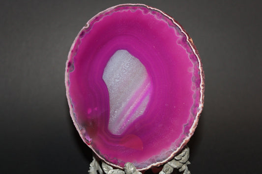 Polished Slice - Agate (Pink) - med
