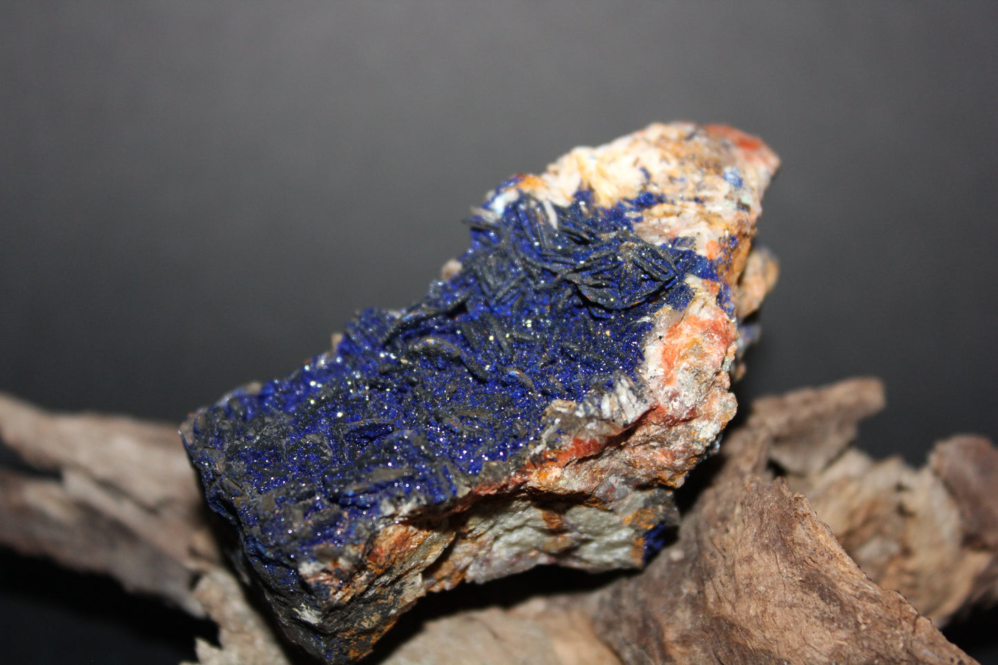 Raw - Azurite (crystalline on matrix) - med