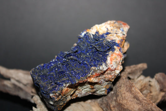 Raw - Azurite (crystalline on matrix) - med