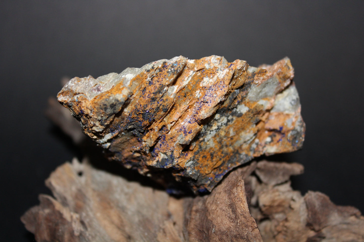 Raw - Azurite (crystalline on matrix) - med