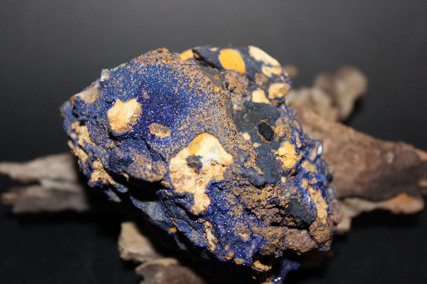 Raw - Azurite (crystalline on matrix) - med