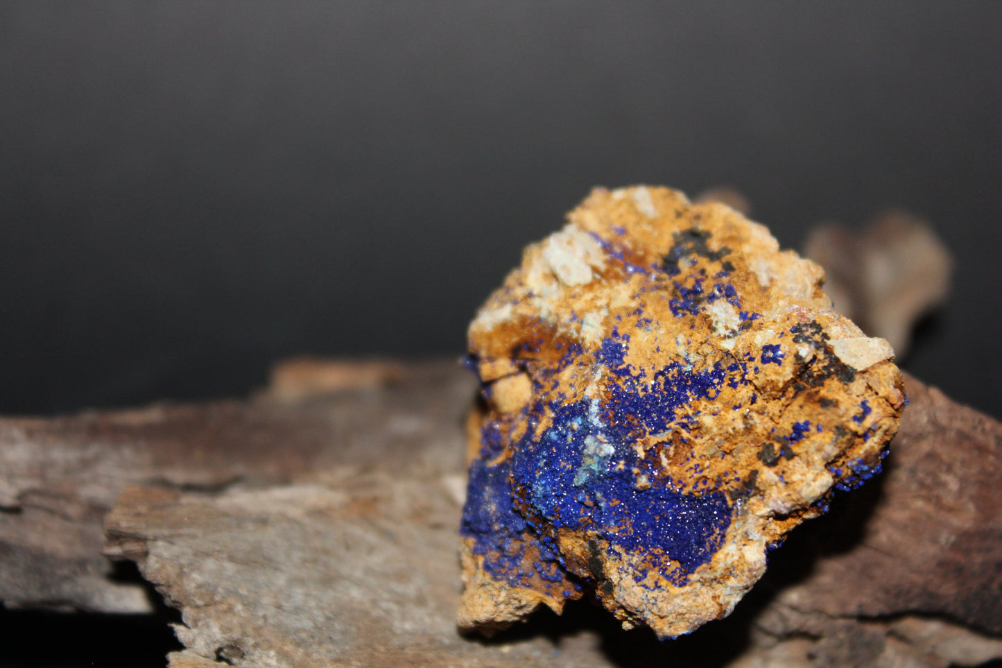 Raw - Azurite with Malachite (on matrix) - sml