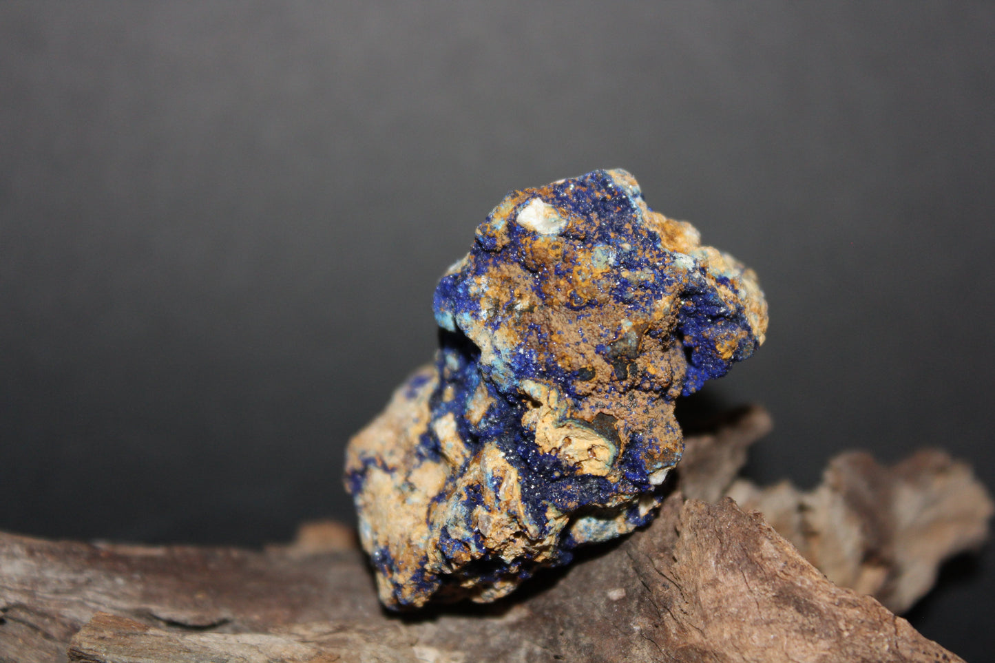 Raw - Azurite with Malachite (on matrix) - sml