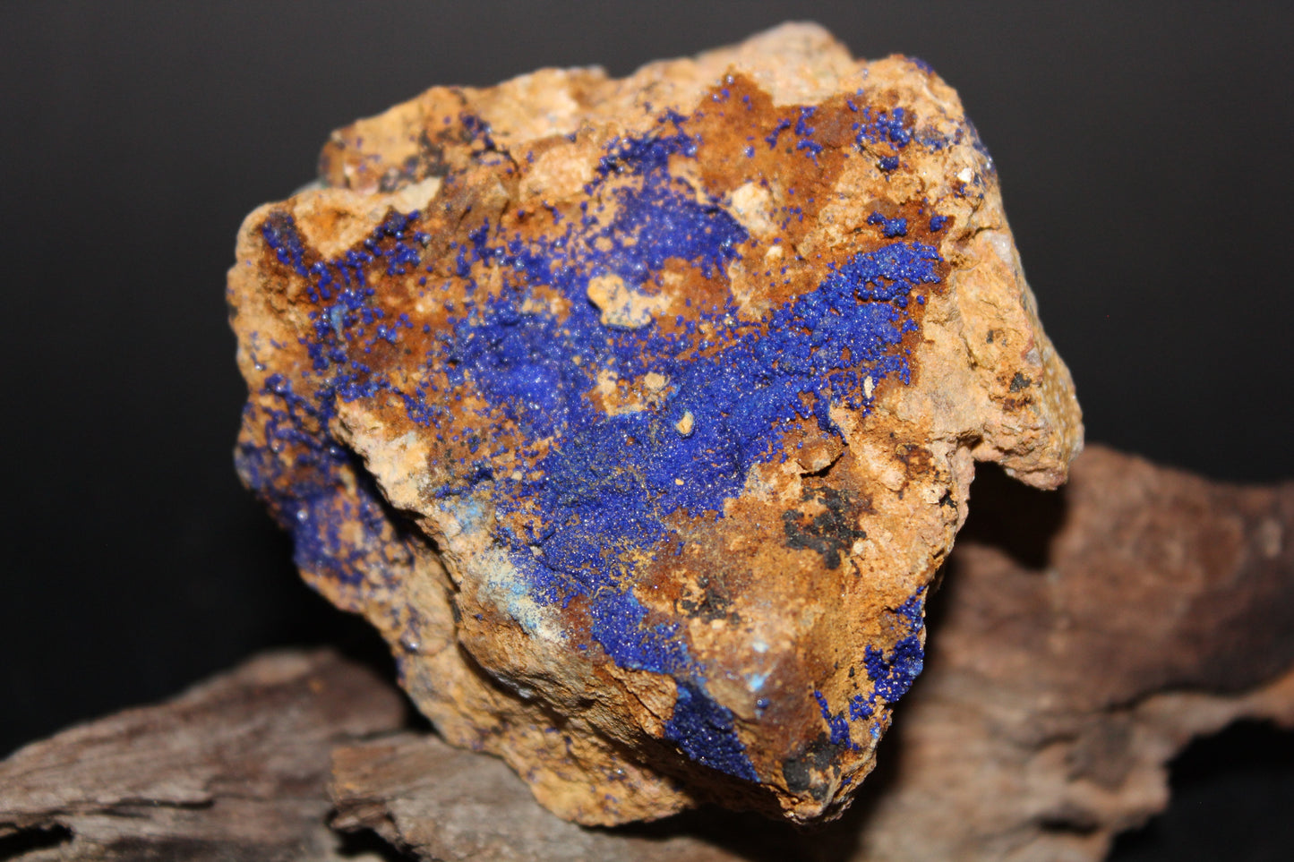 Raw - Azurite with Malachite (on matrix) - med