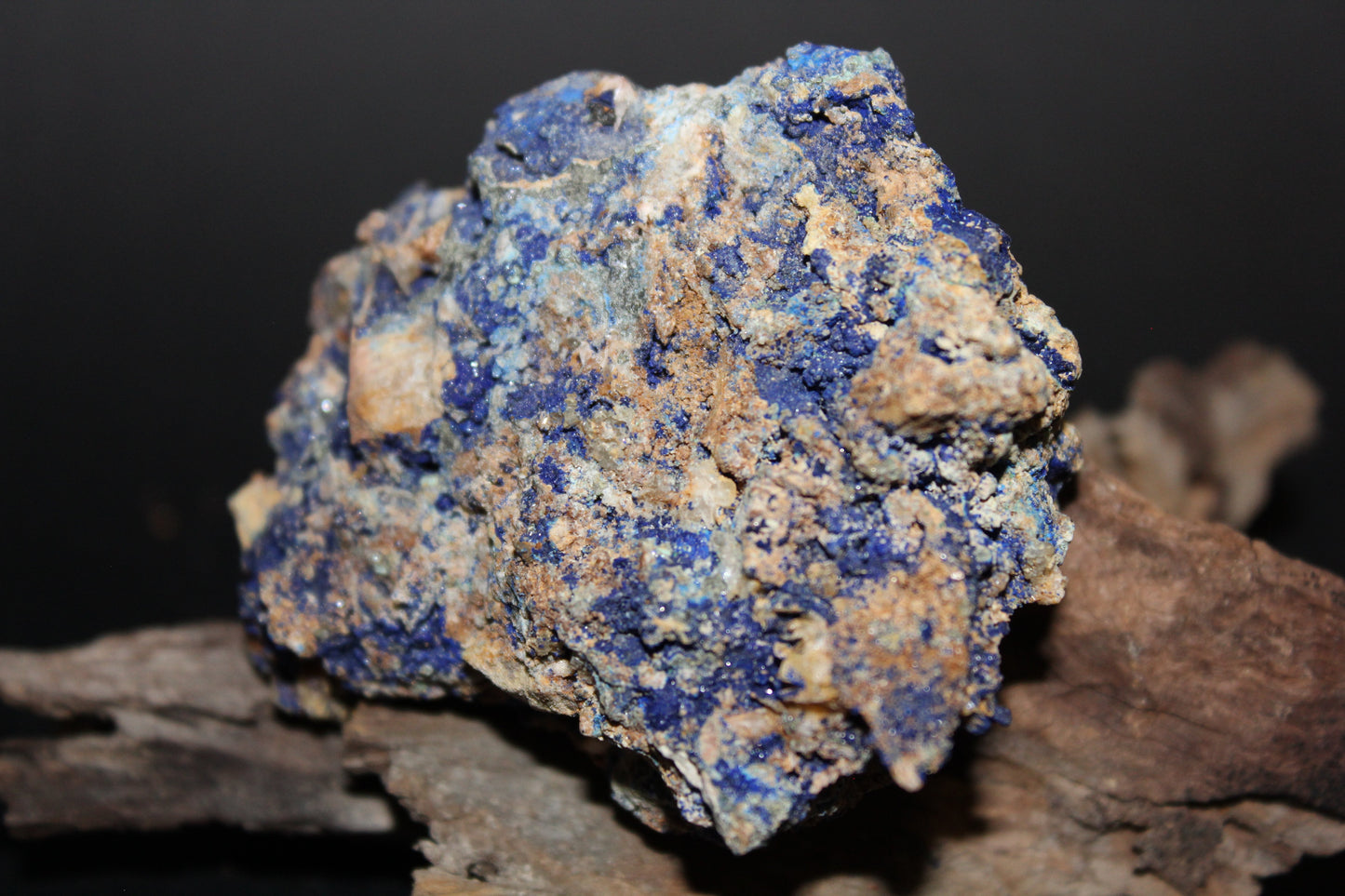 Raw - Azurite with Malachite (on matrix) - med