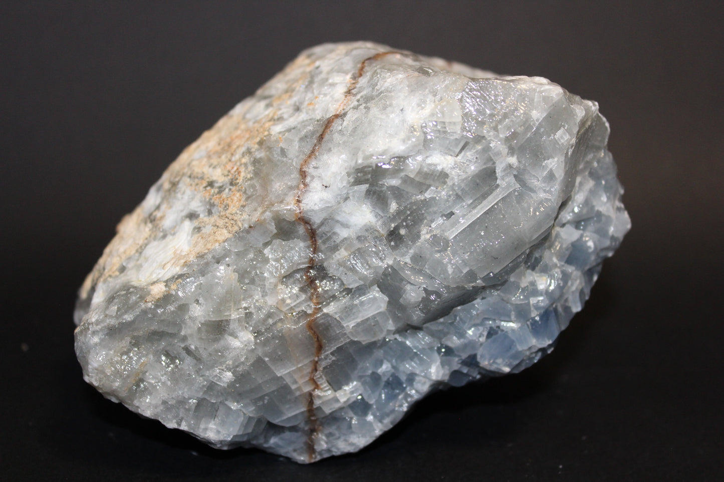 Raw - Blue Calcite - lge