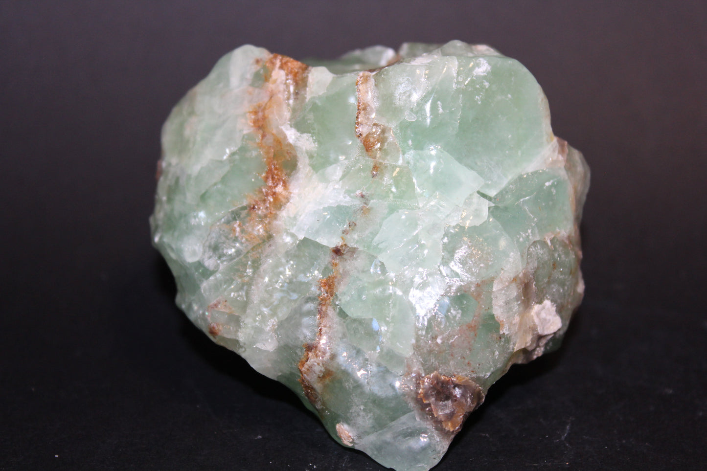 Raw - Green Calcite - med
