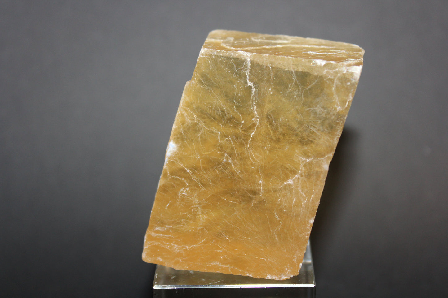 Raw - Honey Calcite (Rhomboid) - lge
