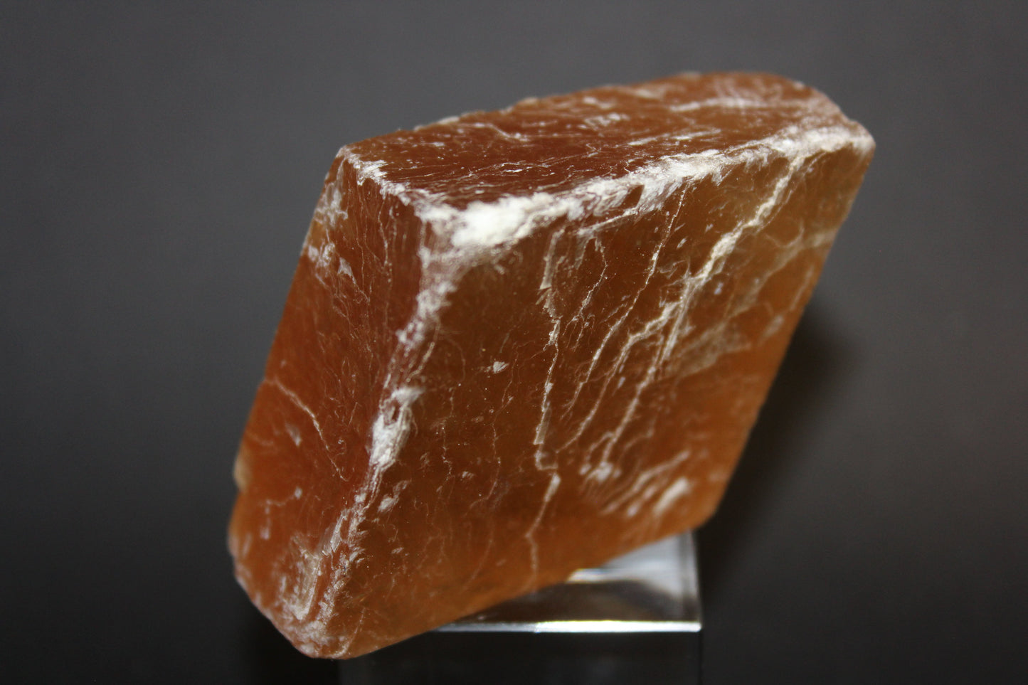 Raw - Honey Calcite (Rhomboid) - lge
