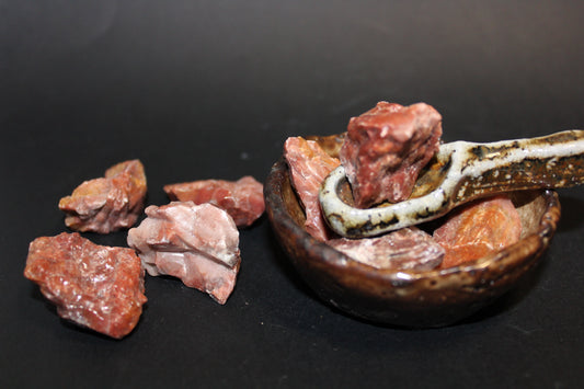 Raw - Red Calcite (Mexico) - xsml