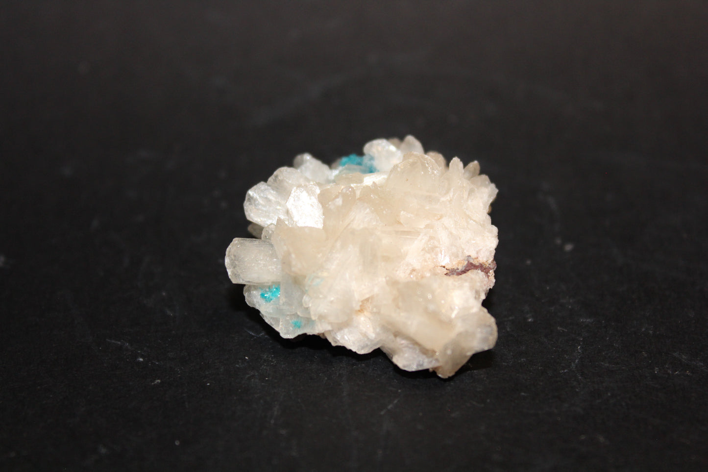 Raw - Cavansite (on Apophyllite matrix) - sml