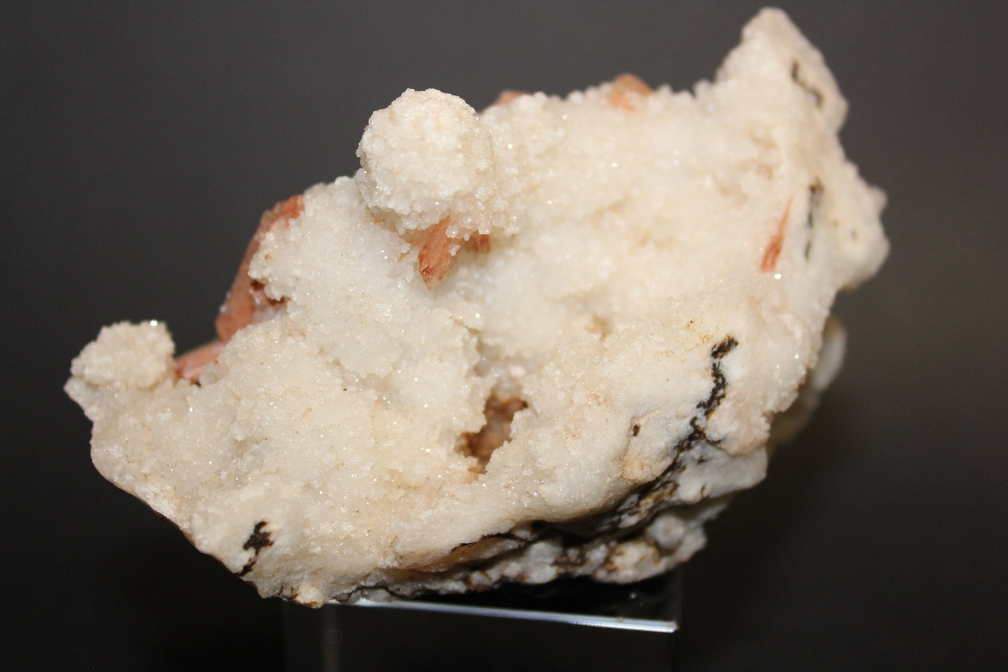Raw - Chalcedony - Red and White - med