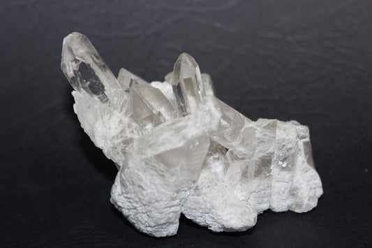 Cluster - Clear Quartz (Tibet, Alpine Quartz with inclusions) - med
