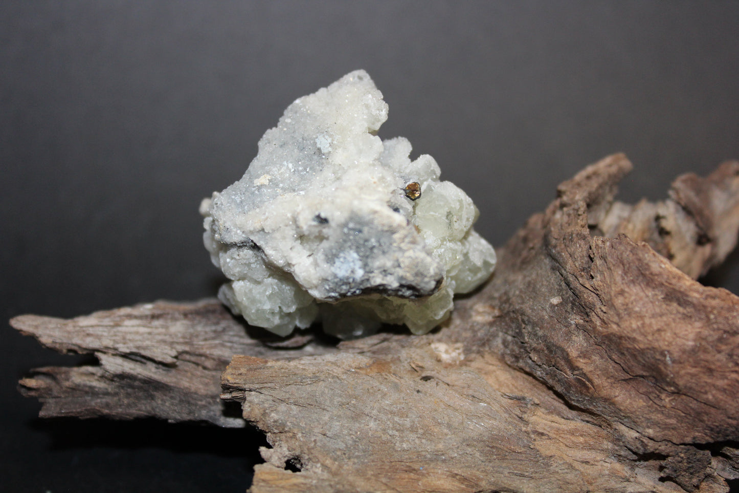 Raw - Datolite (with Pyrite inclusions) - sml