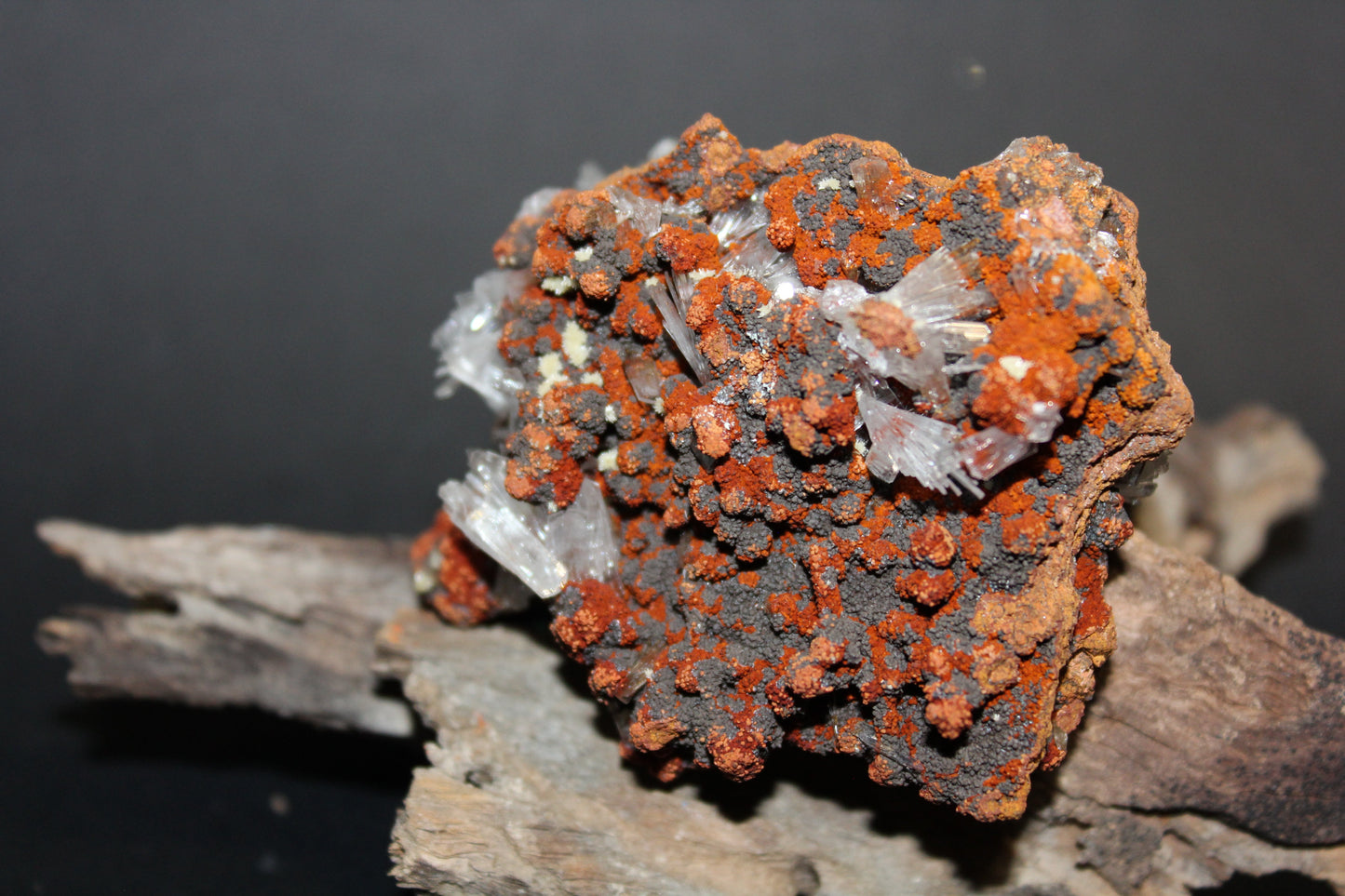 Raw - Hemimorphite (on matrix) - med