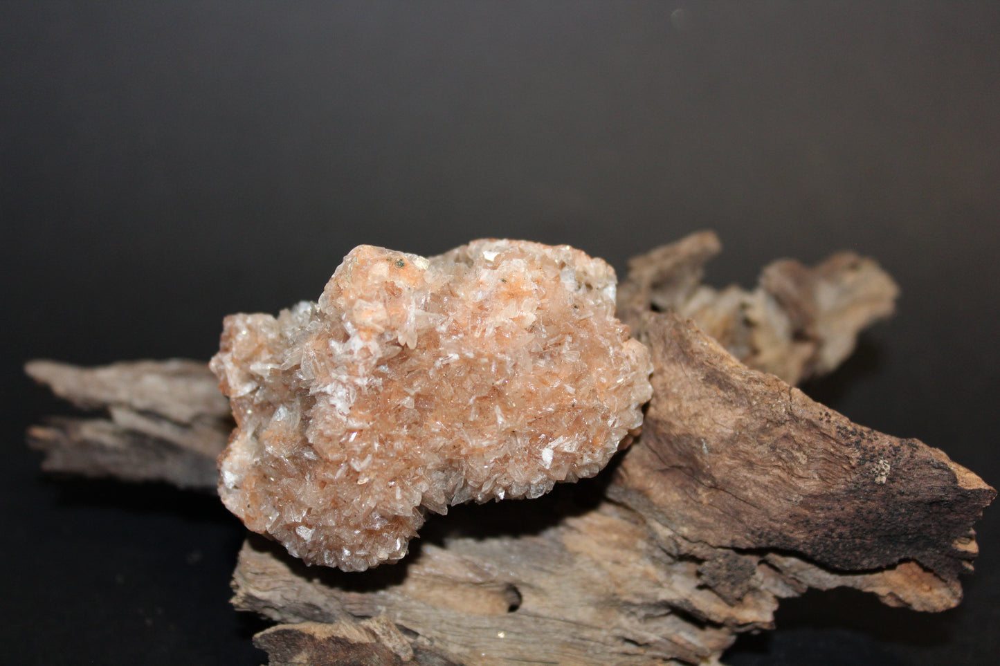 Raw - Heulandite - Red (Poona, India) - sml