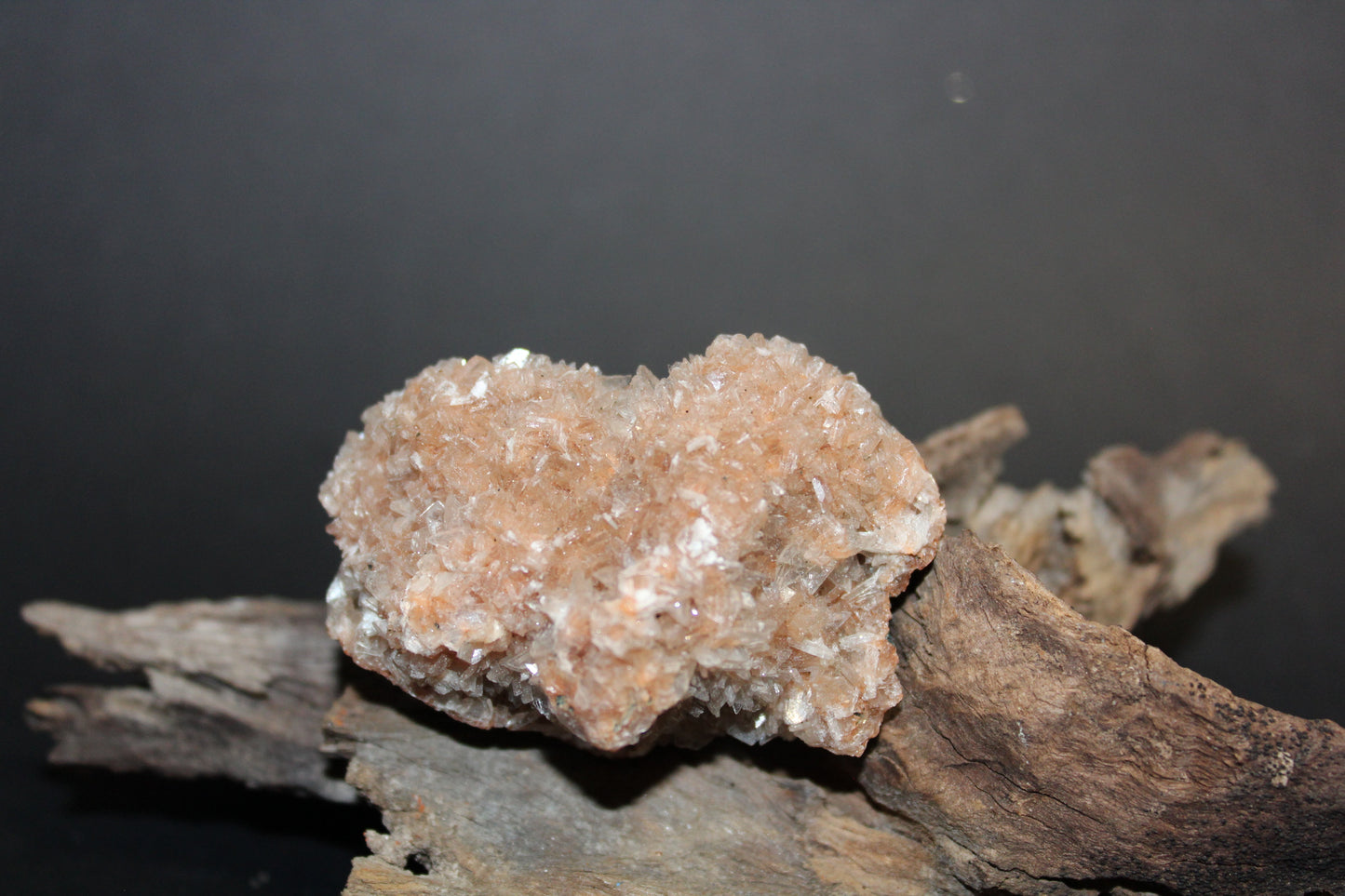 Raw - Heulandite - Red (Poona, India) - sml