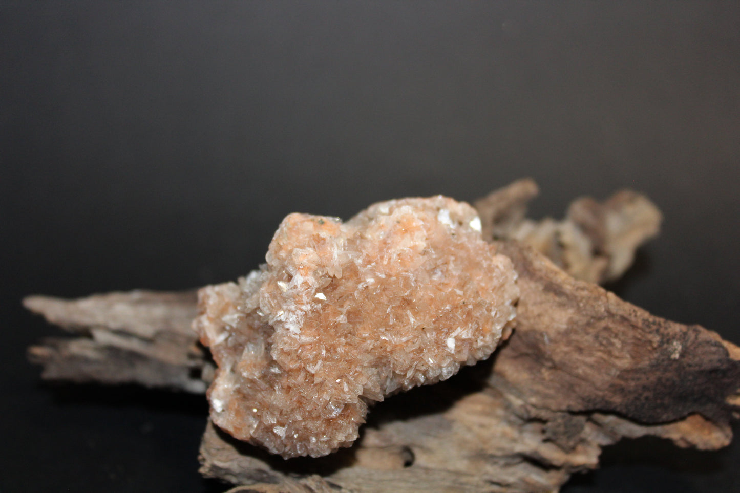 Raw - Heulandite - Red (Poona, India) - sml