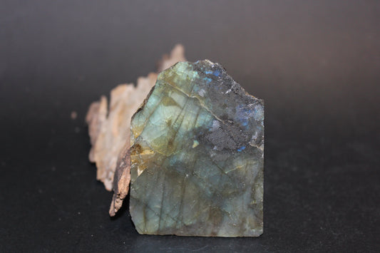 Slice - Labradorite (raw) - sml