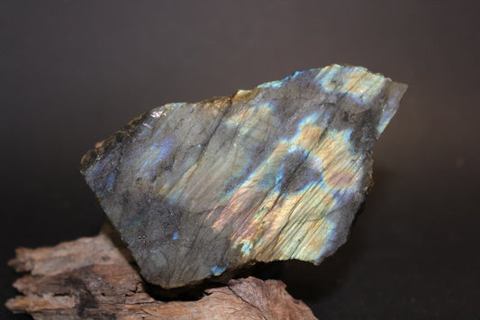 Slice - Labradorite (raw) - med